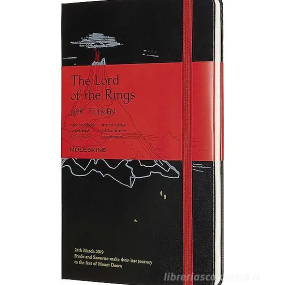 Moleskine - Taccuino a righe Il Signore degli Anelli Monte Fato - Large copertina rigida