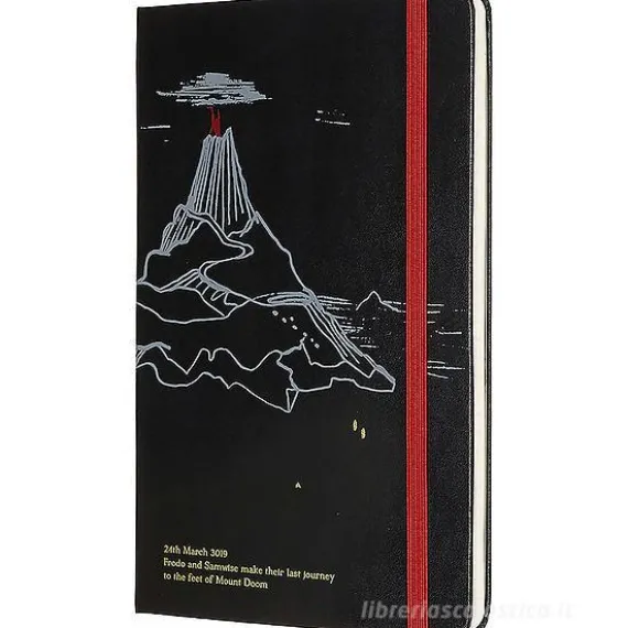 Moleskine - Taccuino a righe Il Signore degli Anelli Monte Fato - Large copertina rigida