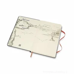 Moleskine - Taccuino a righe Il Signore degli Anelli Monte Fato - Large copertina rigida