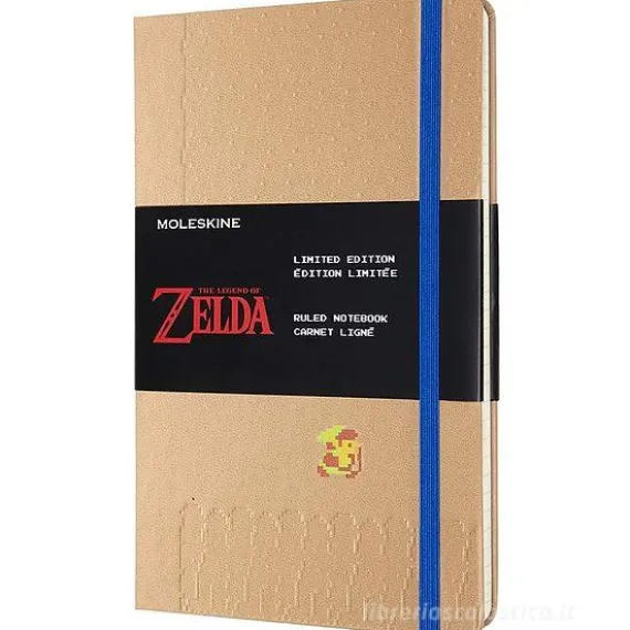 Moleskine - Taccuino a righe The Legend of Zelda rosa - Large copertina rigida