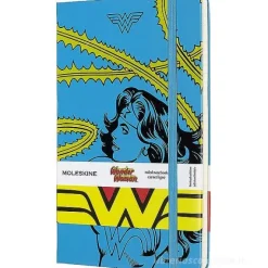 Moleskine - Taccuino a righe Wonder Woman blu - Large copertina rigida