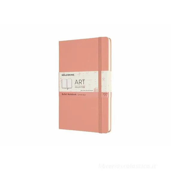 Moleskine - Taccuino Art Bullet rosa corallo - Large copertina rigida