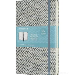 Moleskine - Taccuino Blend Limited Collection a righe blu - Large copertina rigida in tessuto