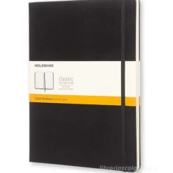 Moleskine - Taccuino Classic a righe nero - Extra Large copertina rigida