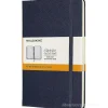 Moleskine - Taccuino Classic a righe blu - Medium copertina rigida