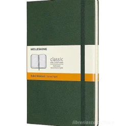 Moleskine - Taccuino Classic a righe verde - Large copertina rigida