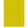 Moleskine - Taccuino Classic a righe giallo paglia - Extra Large copertina rigida