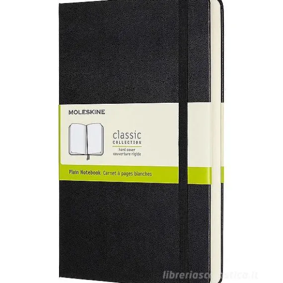 Moleskine - Taccuino Classic pagine bianche nero - Large copertina rigida
