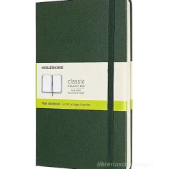Moleskine - Taccuino Classic pagine bianche verde - Large copertina rigida