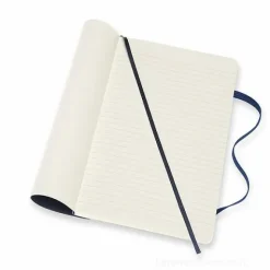 Moleskine - Taccuino Classic pagine bianche e a righe blu zaffiro - Large copertina morbida