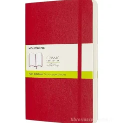 Moleskine - Taccuino Classic pagine bianche rosso scarlatto - Large copertina morbida