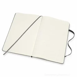 Moleskine - Taccuino Classic pagine bianche e a righe nero - Large copertina rigida