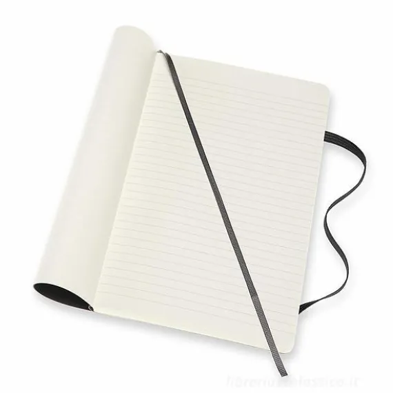 Moleskine - Taccuino Classic pagine bianche e a righe nero - Large copertina morbida