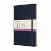 Moleskine - Taccuino Classic pagine bianche e a righe blu zaffiro - Large copertina rigida