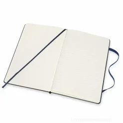 Moleskine - Taccuino Classic pagine bianche e a righe blu zaffiro - Large copertina rigida