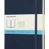 Moleskine taccuino con copertina rigida a puntini large blu zaffiro