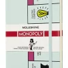 Moleskine taccuino con copertina rigida a pagine bianche large. Tabellone Monopoly. Limited edition.