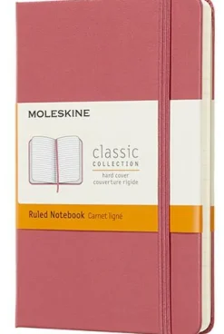 Moleskine taccuino con copertina rigida a righe pocket rosa
