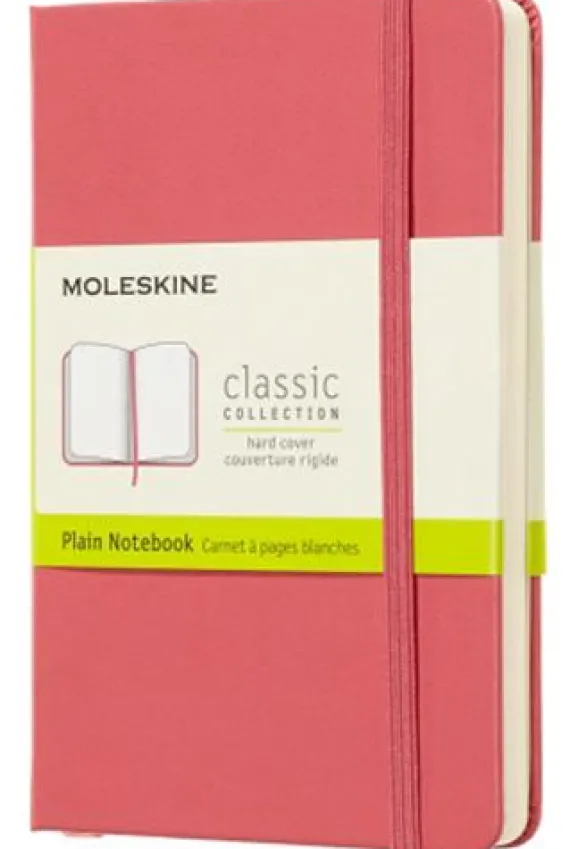 Moleskine taccuino con copertina rigida a pagine bianche pocket rosa