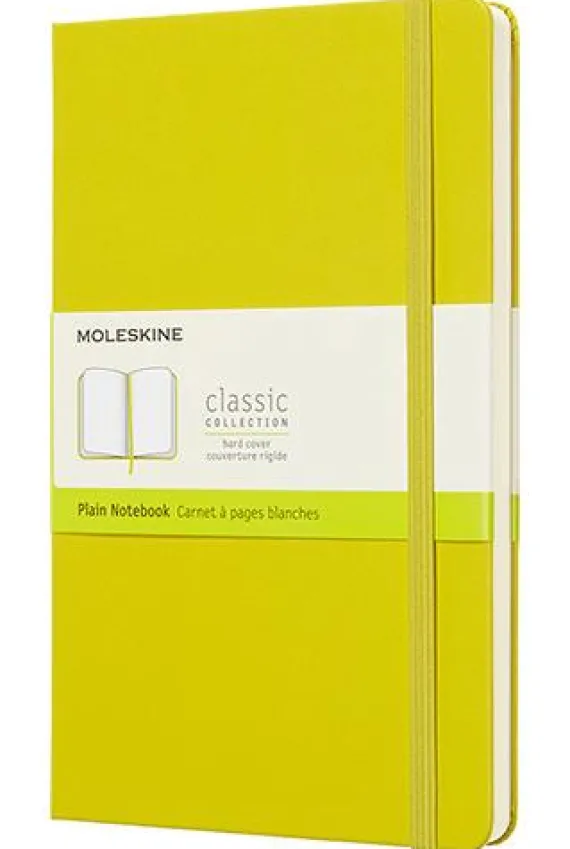 Moleskine taccuino con copertina rigida a pagine bianche large giallo