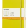 Moleskine taccuino con copertina rigida a righe large giallo
