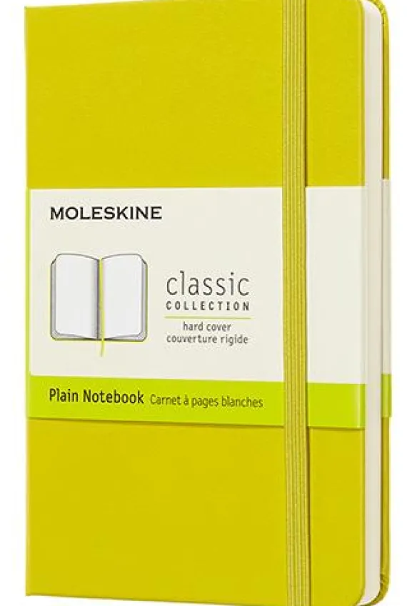 Moleskine taccuino con copertina rigida a pagine bianche pocket giallo