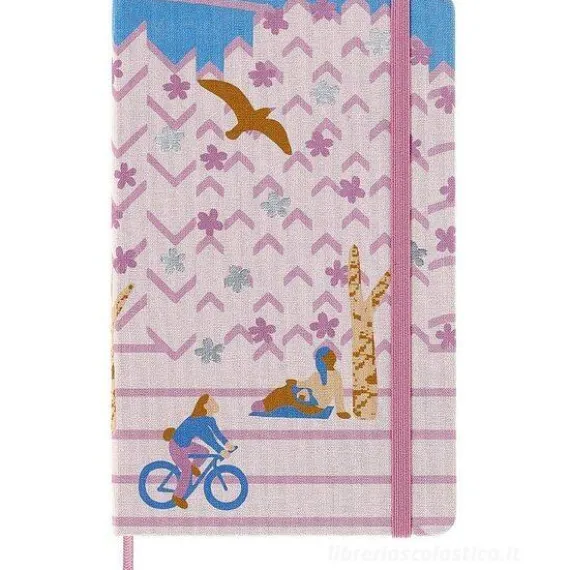 Moleskine - Taccuino Limited Edition Sakura Bicycle a righe - Large copertina rigida