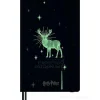 Moleskine - Taccuino Limited Edition Incantesimi Harry Potter Expecto Patronum a righe - Large copertina rigida fosforescente
