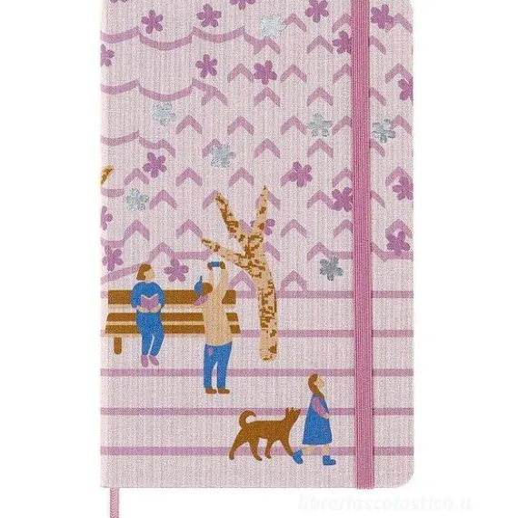 Moleskine - Taccuino Limited Edition Sakura Bench pagine bianche - Large copertina rigida