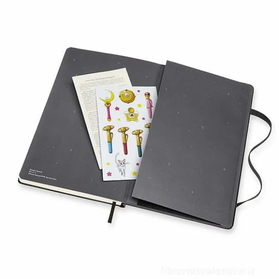 Moleskine - Taccuino Sailor Moon a righe Moon - Large copertina rigida
