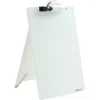 Nobo Lavagna / Blocco Note da Tavolo con Cavalletto, in Vetro, Portatile, con Pennarello e Clip Rimovibile Inclusi, Cancellabile a Secco e Senza Cornice, 216 mm x 297 mm - Bianco Brillante (AZ)