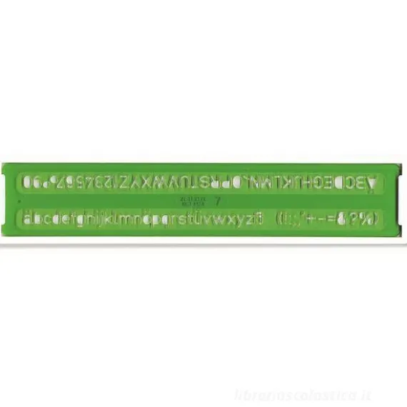 Normografo altezza caratteri 3,5 mm