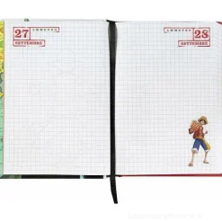 One Piece. Diario 12 mesi non datato. Rosso