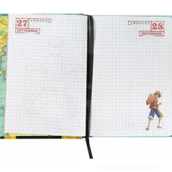 One Piece. Diario 12 mesi non datato. Azzurro