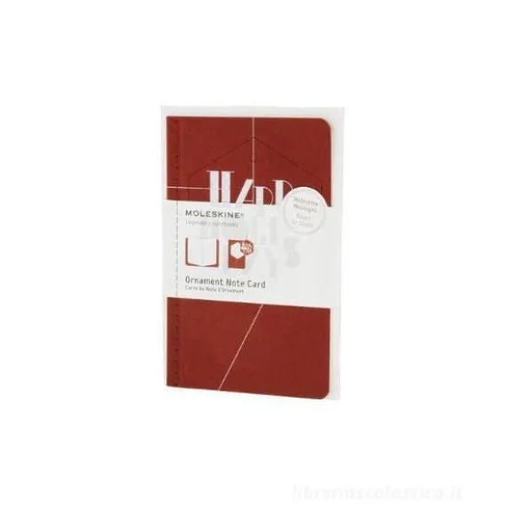 Ornament Note Card. Pocket. Holiday hexagon