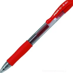 Penna a gel G-2 punta fine 0,7mm rosso