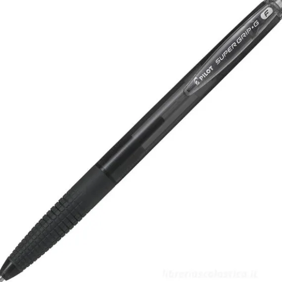 Penna a scatto Super grip g punta fine 0,7mm nero