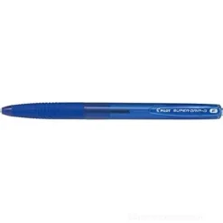 Penna a scatto Super grip g punta fine 0,7mm blu