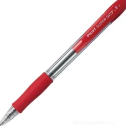 Penna a sfera a scatto Supergrip fine BPGP 10 R rosso