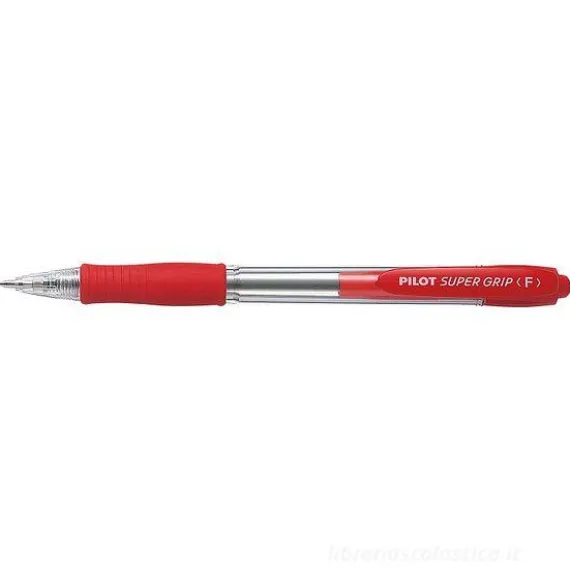 Penna a sfera a scatto Super Grip punta fine