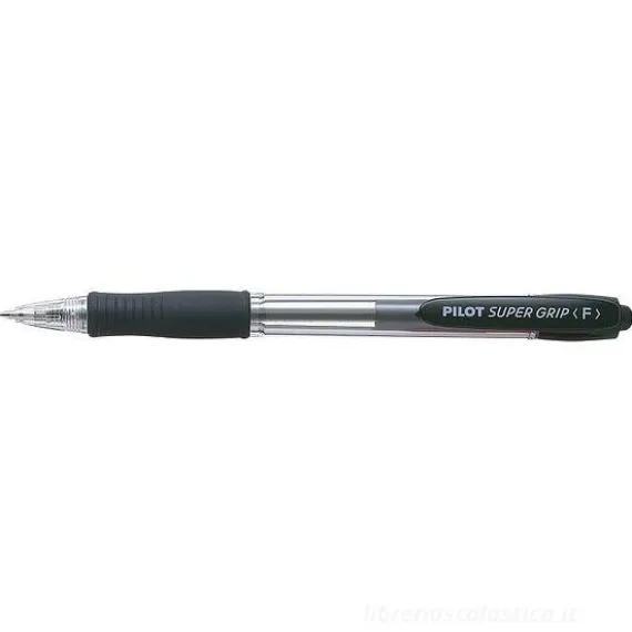 Penna a sfera a scatto Super Grip punta fine