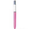 Penna 4 colori Shine rosa