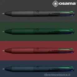 Penna Osama 4colori Urban All Black Edition blister 2pz. (OW 84005560)