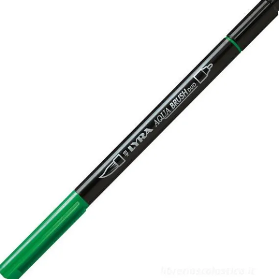 Pennarello acquerellabile Lyra Aqua Brush Duo verde