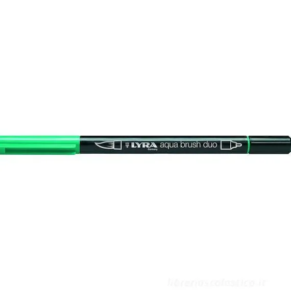 Pennarello acquerellabile Lyra Aqua Brush Duo verde notte