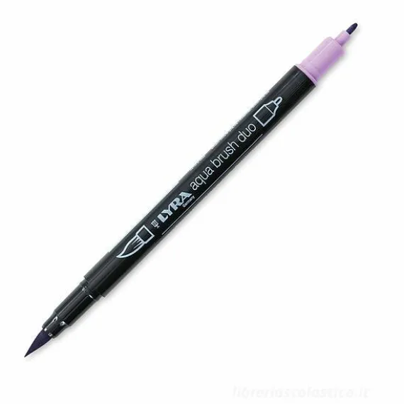 Pennarello acquerellabile Lyra Aqua Brush Duo violetto