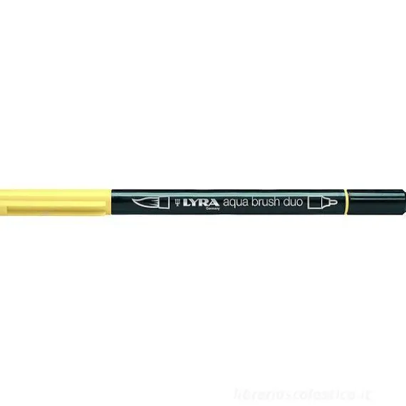 Pennarello acquerellabile Lyra Aqua Brush Duo crema