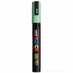 Pennarello indelebile marcatore verde chiaro punta media 2,5 mm