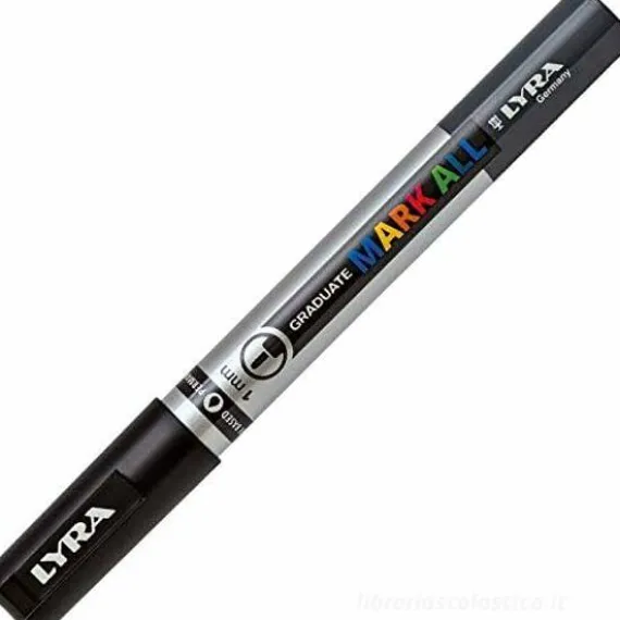 Pennarello marcatore Graduate Mark All 1 mm nero