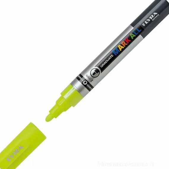 Pennarello marcatore Graduate Mark All 2 mm giallo fluo